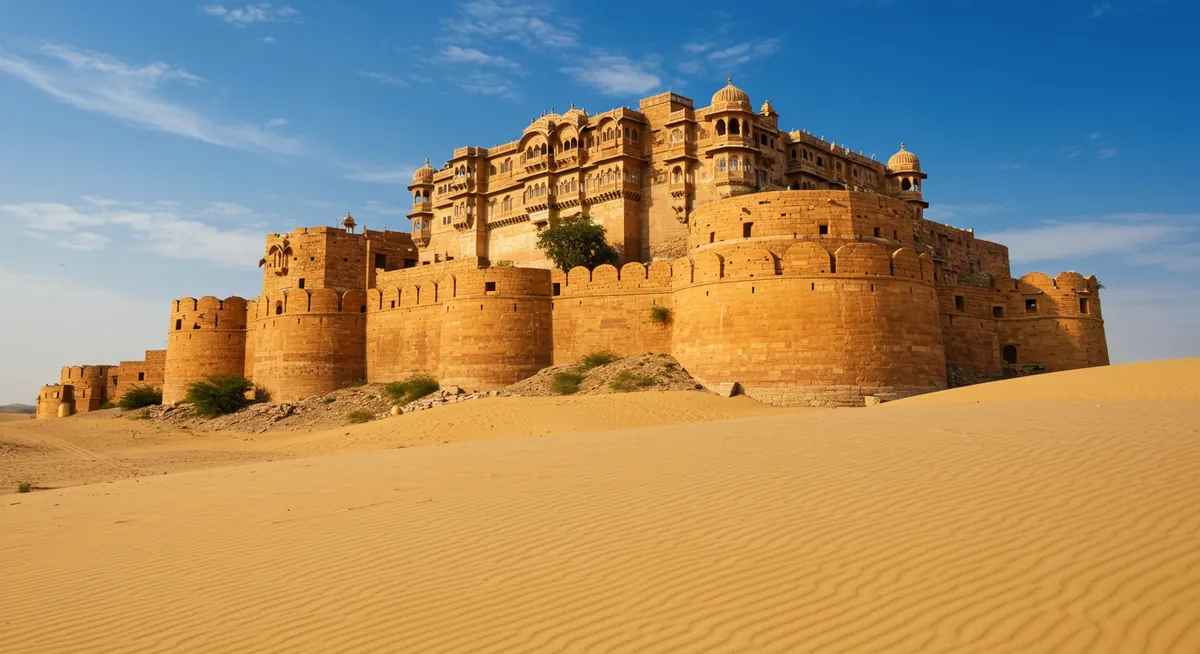 Jaisalmer golden sandstone fort